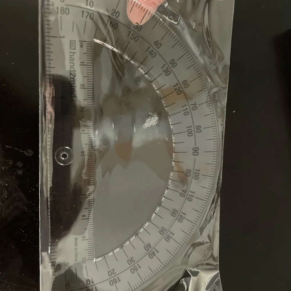 Clear Protractor - Picture 2 of 2